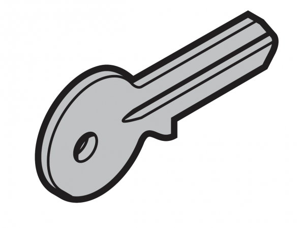 Hörmann Schlüsselrohling für Profil-Halbzylinder