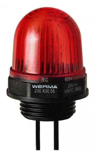 WERMA LED-Dauerleuchte EM 115VAC (M20 Gewinde)