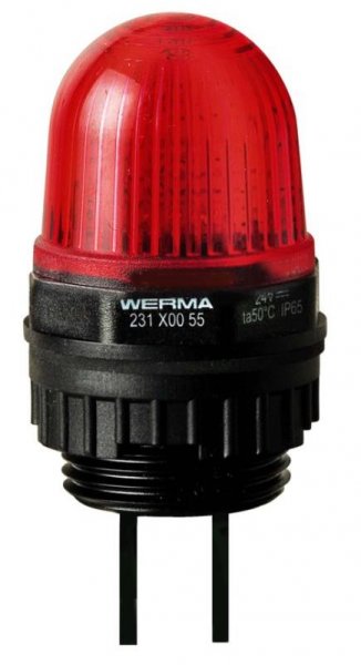 WERMA LED-Dauerleuchte EM 12VDC (M22 Gewinde)