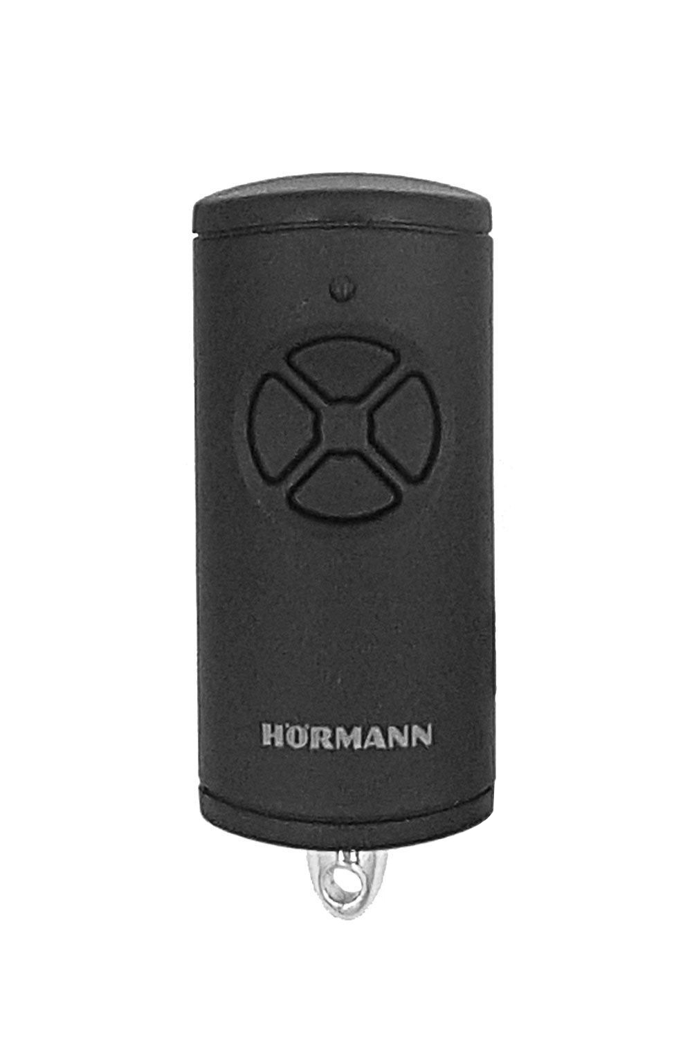 3x Hörmann BiSecur HSE4 BS 868 Mhz Handsender Schwarz Matt mit verchromten Kappe 