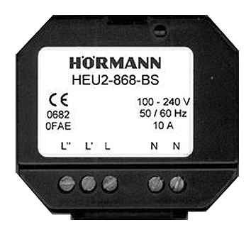 Hörmann 2-Kanal-Empfänger-Unterputz HEU 2 BS