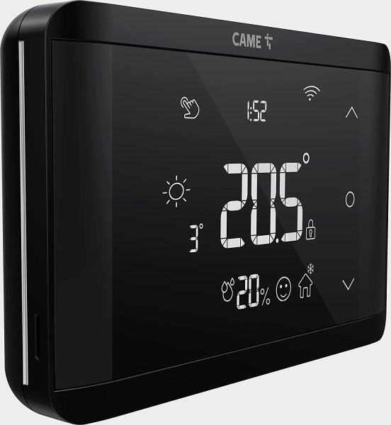 CAME TH/750 WH WLAN smartes Raumthermostat schwarz 1