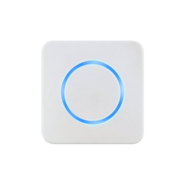 CleanSwitch Cover Blank Weiss Blau