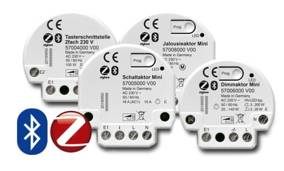 Nexentro ZigBee Schaltaktoren mit Bluetooth-Unterstützung