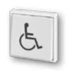 Hörmann Innentaster mit Rollstuhlsymbol